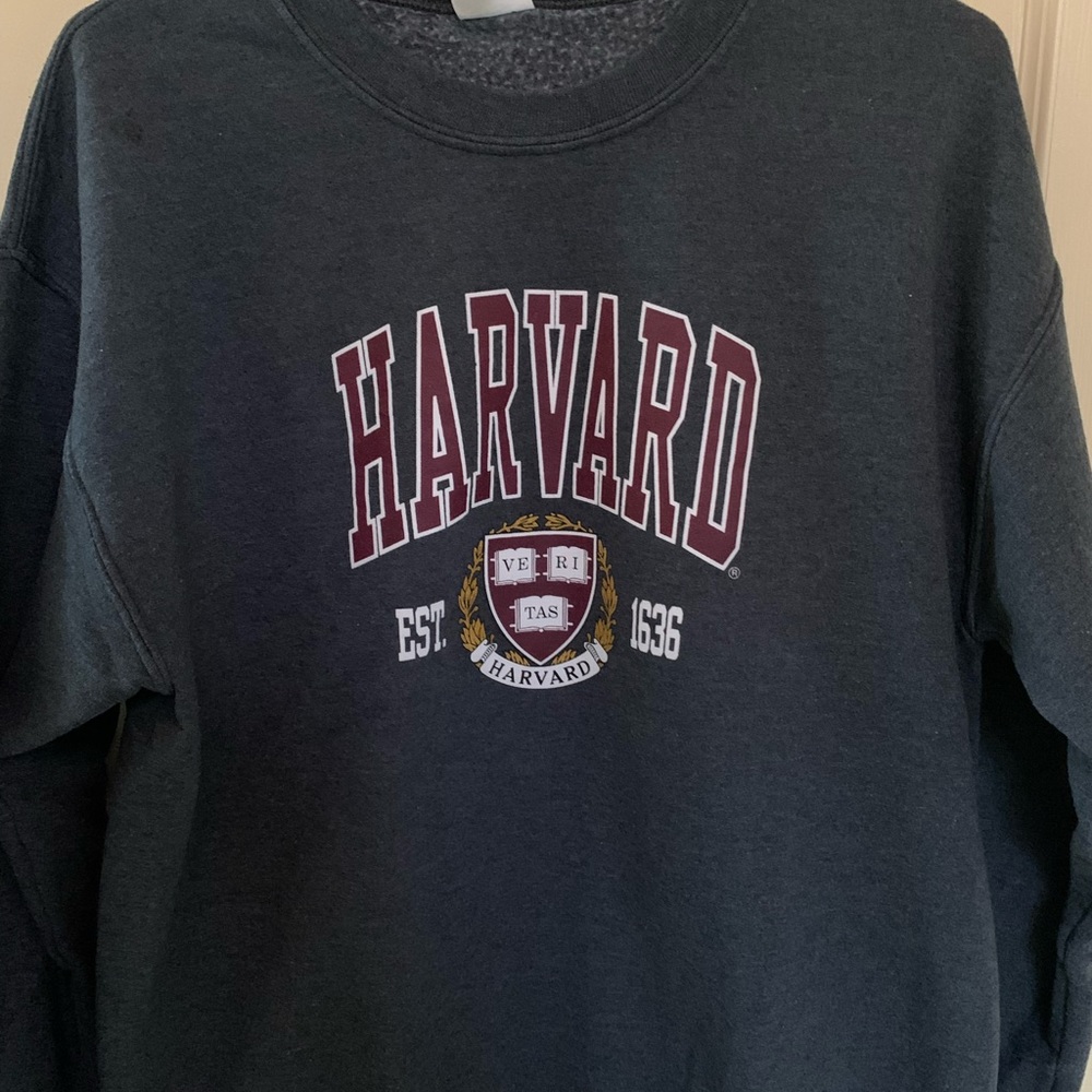 Harvard university sweatshirt